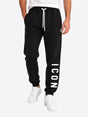 Pantalone Felpa Icon LOGO GRANDE Uomo - Nero