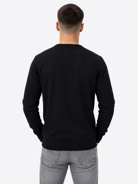 Pullover Icon GIROCOLLO C/RICAMO Uomo - Nero