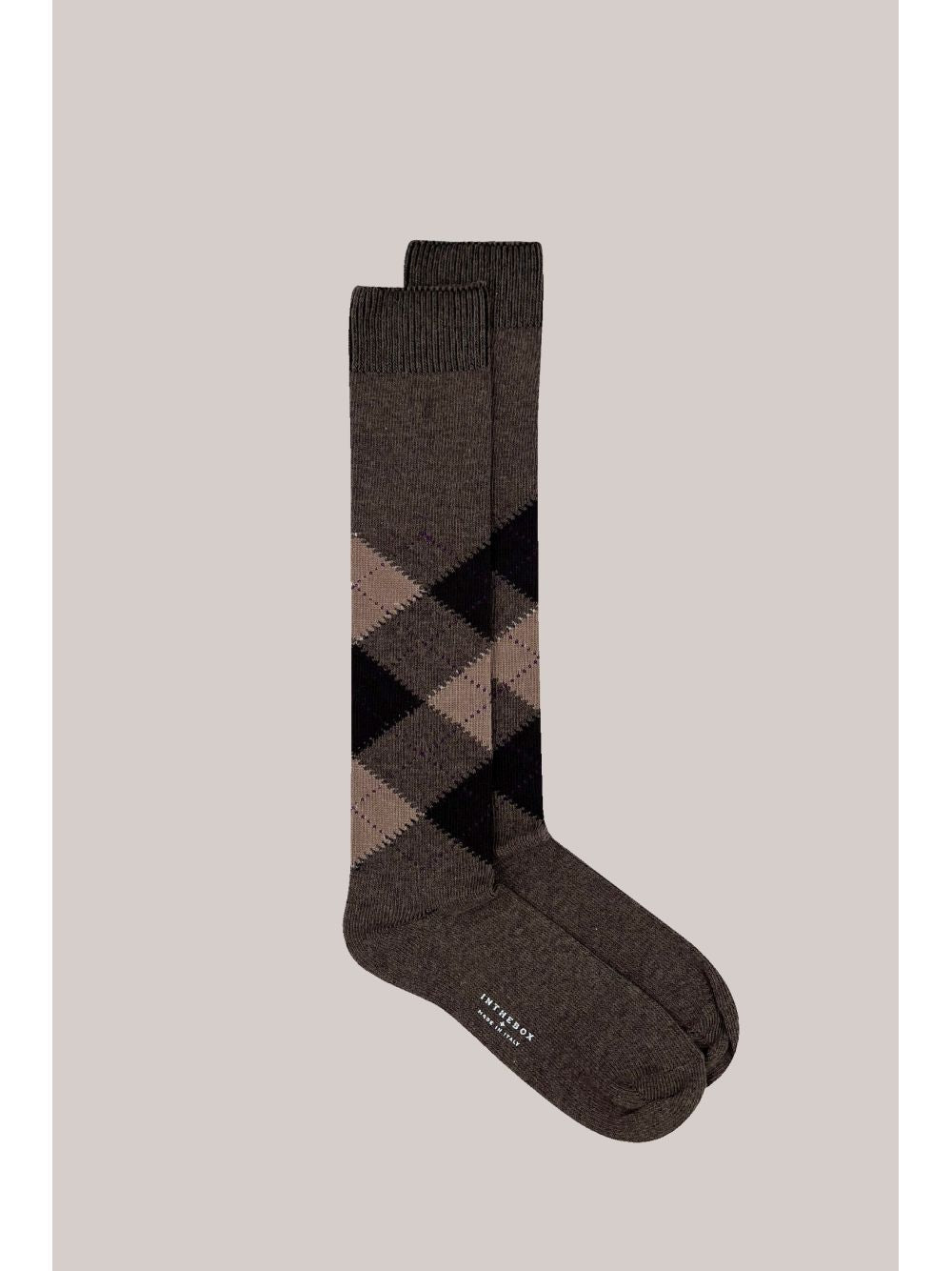 Calze In The Box ARGYLE Uomo - Marrone