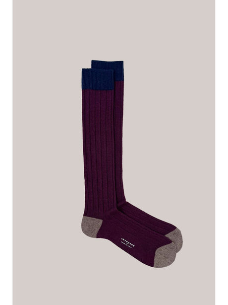 Calze In The Box CACHEMIRE BASIC Uomo - Viola