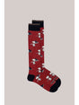 Calze In The Box SNOOPY SKI ALLOVER Uomo - Rosso