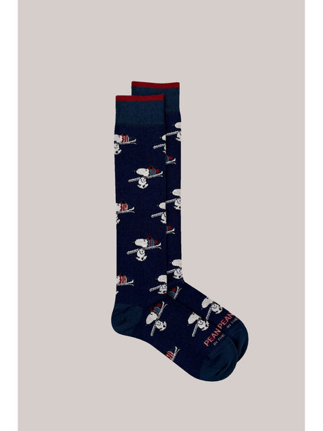 Calze In The Box SNOOPY SKI ALLOVER Uomo - Blu