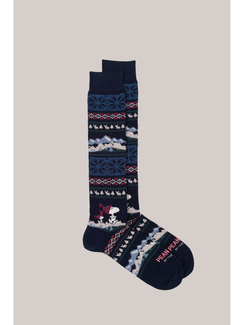 Calze In The Box SNOOPY CHRISTMAS STRIPES Uomo - Blu