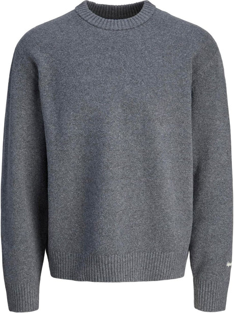 Pullover Jack Jones NORREBRO KNIT CREW NECK Bambino - Grigio