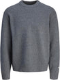 Pullover Jack Jones NORREBRO KNIT CREW NECK Bambino - Grigio
