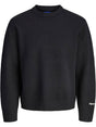 Pullover Jack Jones NORREBRO KNIT CREW NECK Bambino - Nero