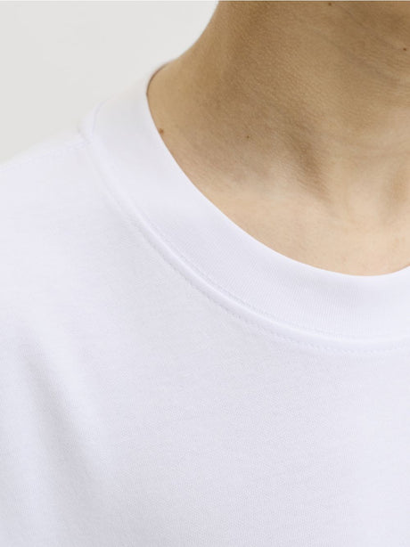 T-shirt Jack Jones BARRON TEE SS O-NECK Bambino - Bianco