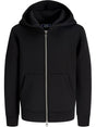 Felpa Jack Jones LEGACY SWEAT SCUBA ZIP HOOD Bambino - Nero