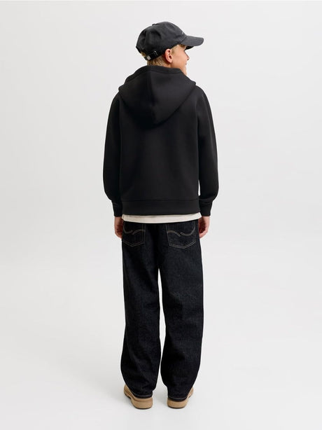Felpa Jack Jones LEGACY SWEAT SCUBA ZIP HOOD Bambino - Nero