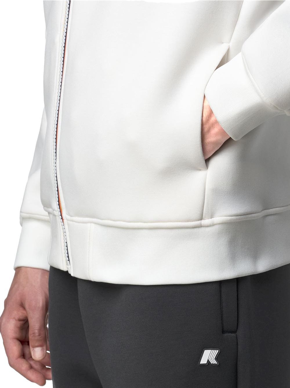 Pile K-Way RAINER SPACER Uomo - Bianco