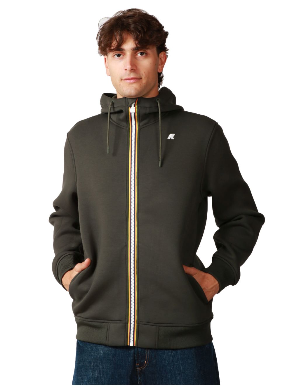 Pile K-Way RAINER SPACER Uomo - Verde