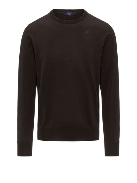 Pullover K-Way SEBASTIEN MERINO Uomo - Marrone