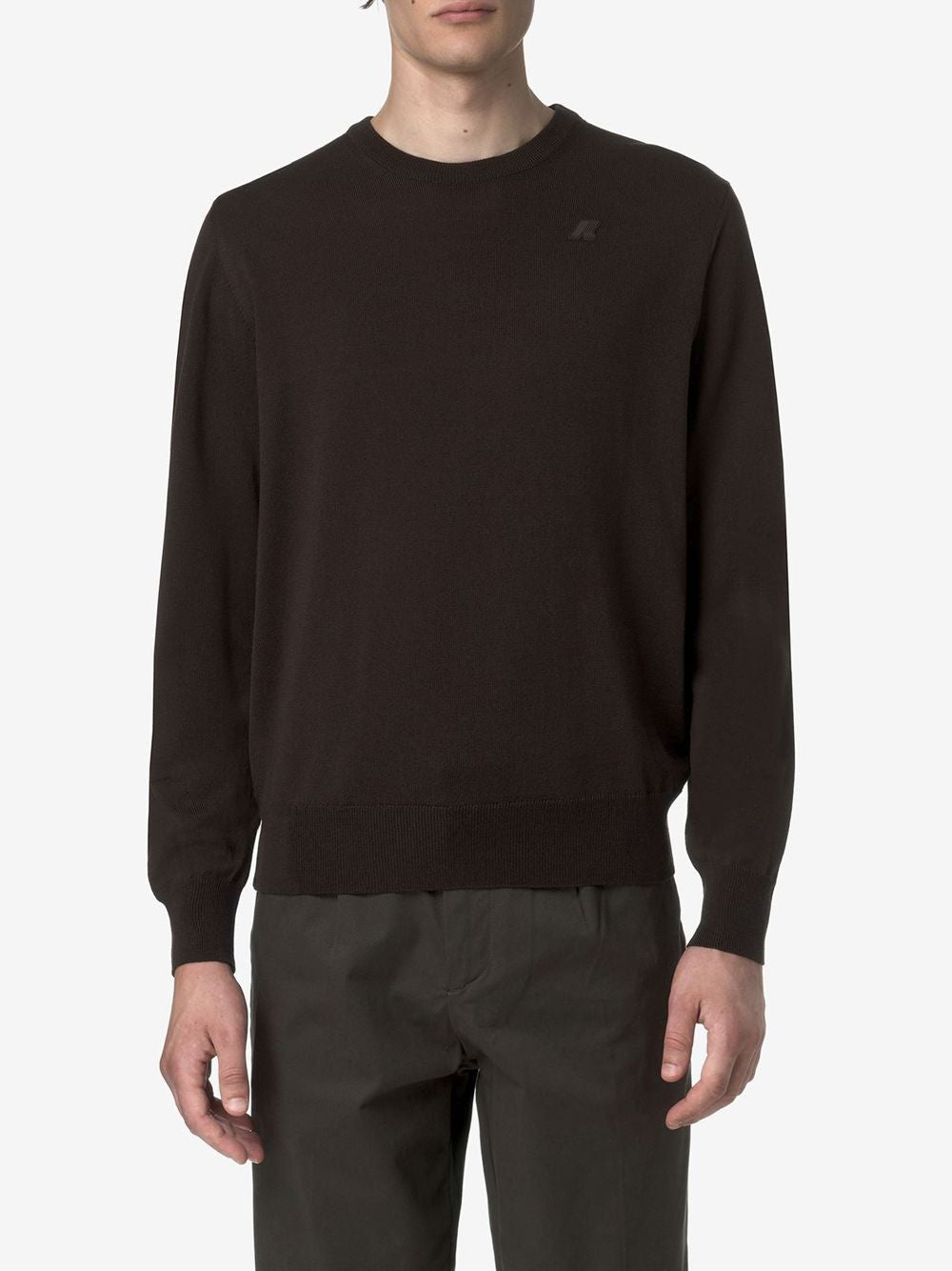 Pullover K-Way SEBASTIEN MERINO Uomo - Marrone