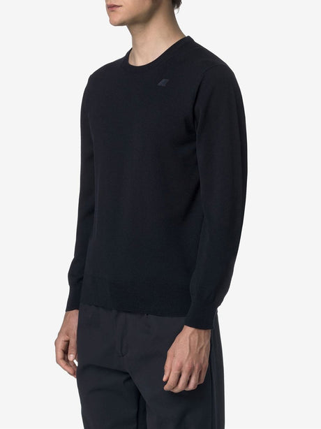 Pullover K-Way SEBASTIEN MERINO Uomo - Blu