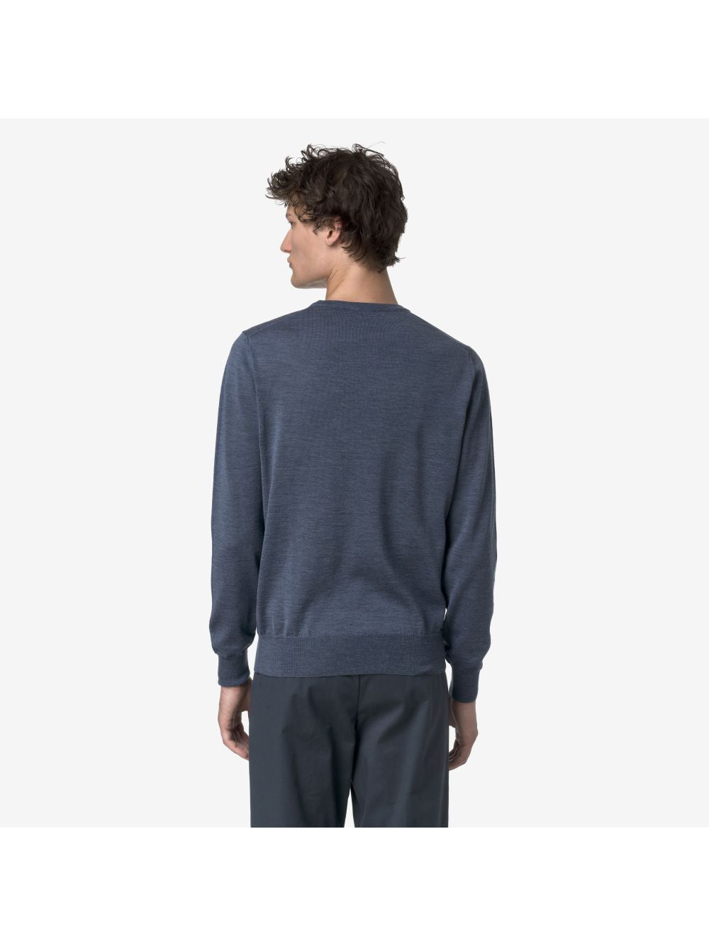 Pullover K-Way SEBASTIEN MERINO Uomo - Blu