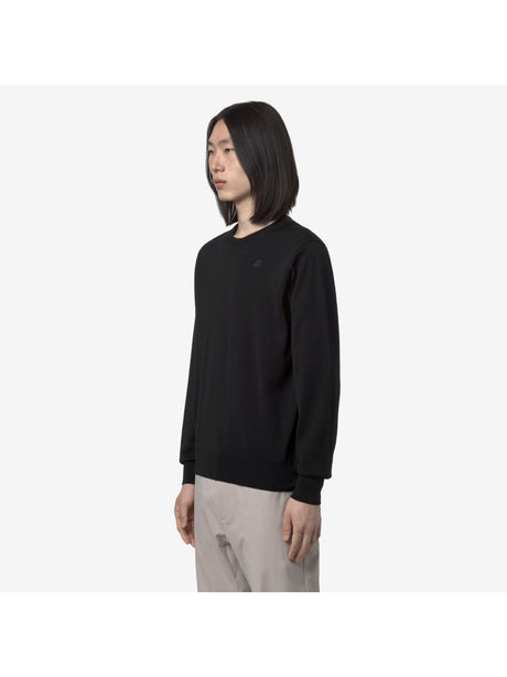 Pullover K-Way SEBASTIEN MERINO Uomo - Nero