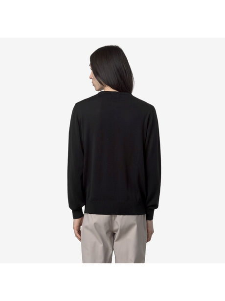 Pullover K-Way SEBASTIEN MERINO Uomo - Nero