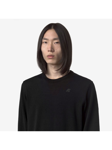 Pullover K-Way SEBASTIEN MERINO Uomo - Nero