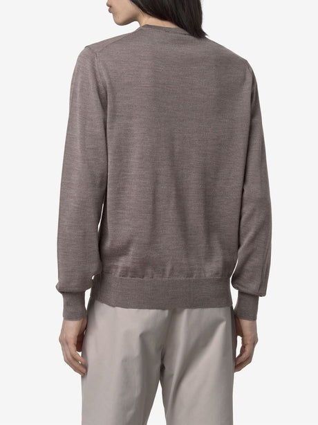 Pullover K-Way SEBASTIEN MERINO Uomo - Beige