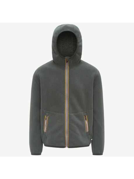 Pile K-Way JACK SHERPA POLAR DOUBLE Uomo - Verde