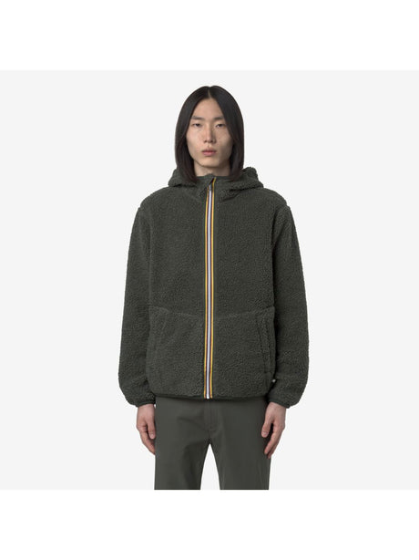 Pile K-Way JACK SHERPA POLAR DOUBLE Uomo - Verde