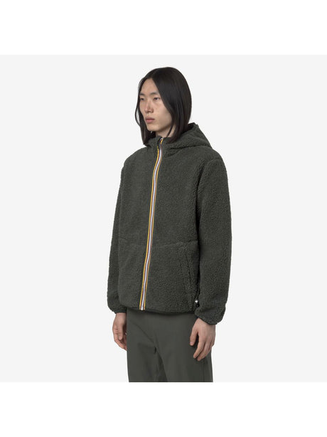 Pile K-Way JACK SHERPA POLAR DOUBLE Uomo - Verde