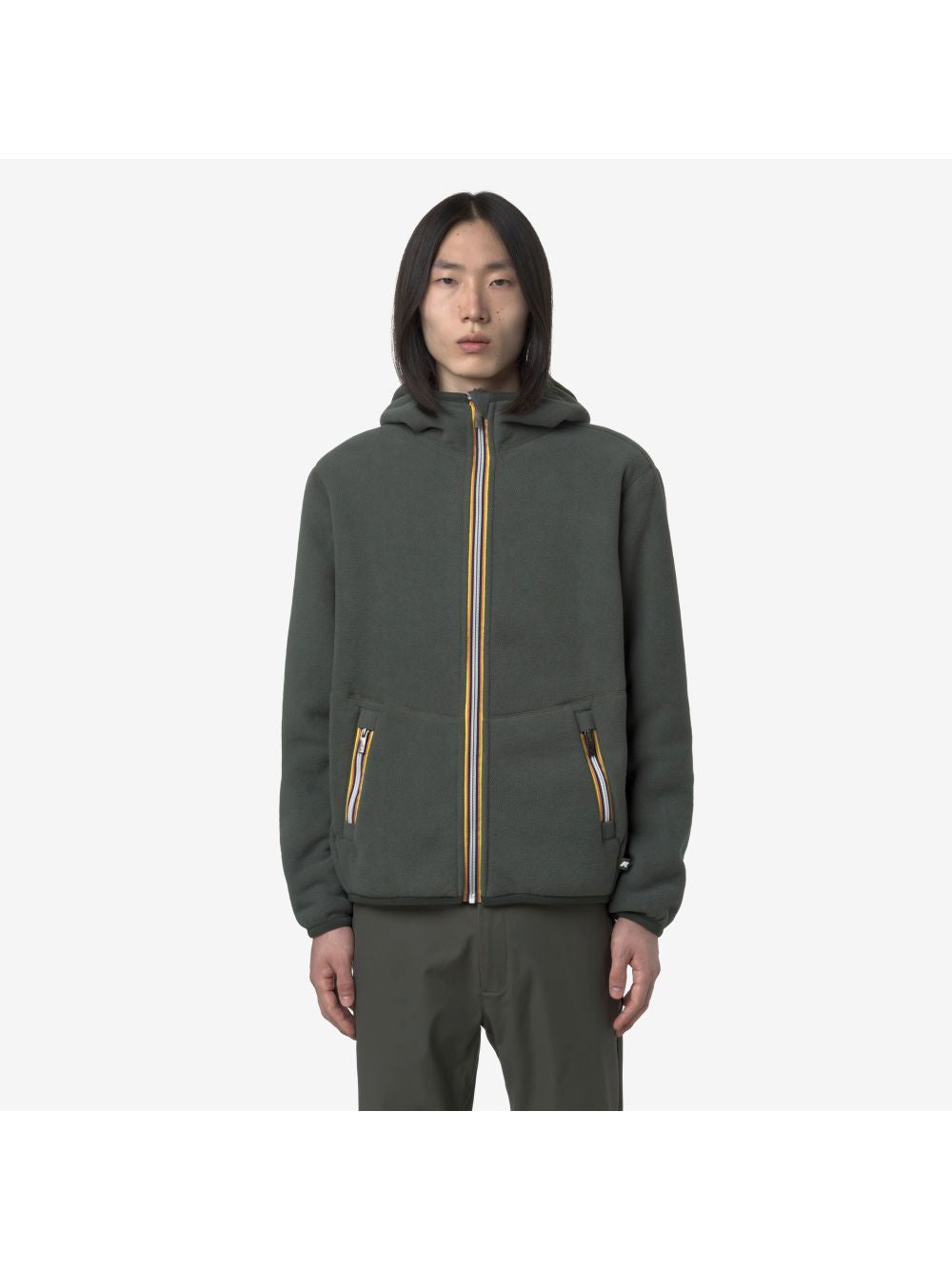 Pile K-Way JACK SHERPA POLAR DOUBLE Uomo - Verde