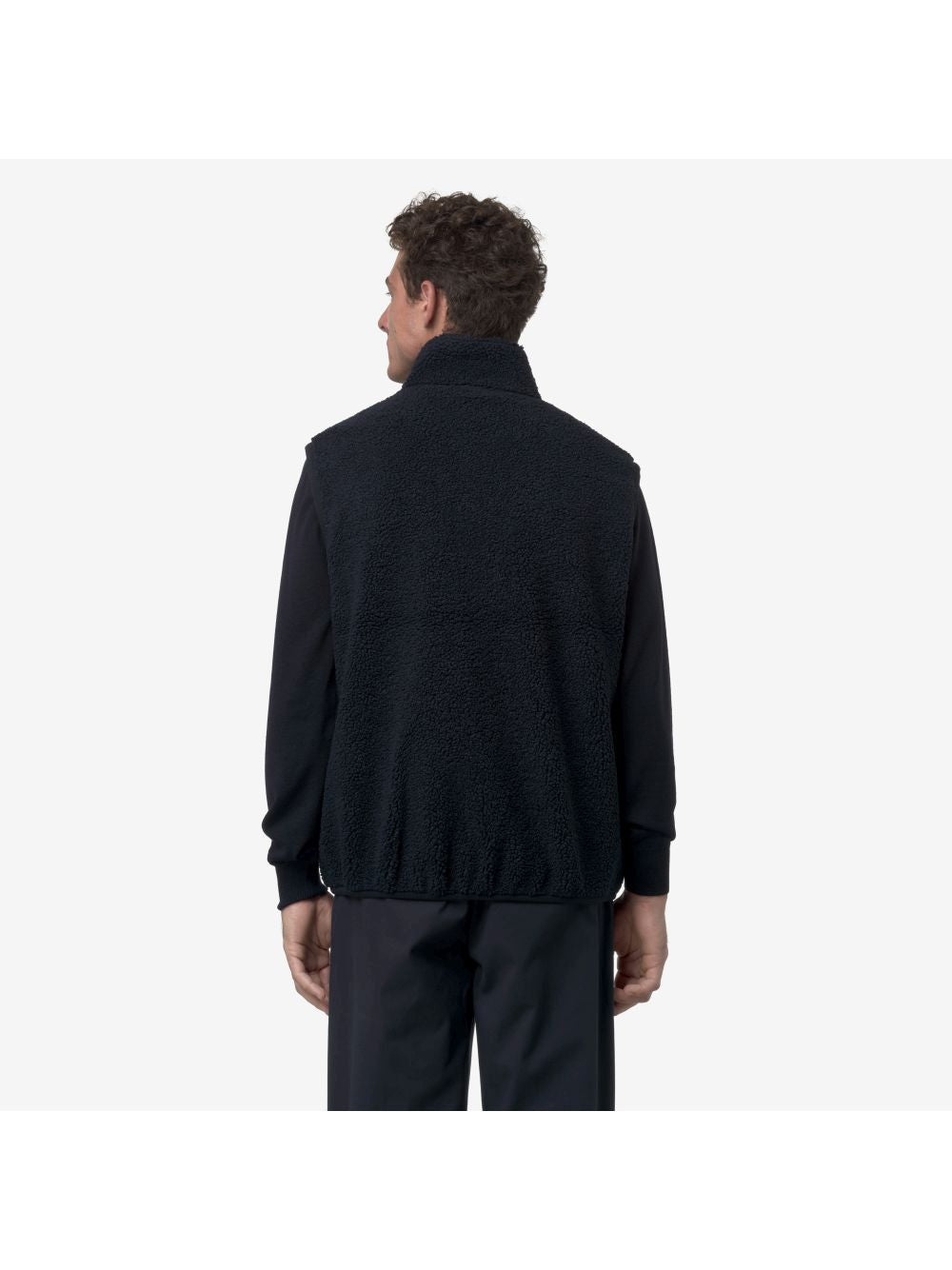 Gilet K-Way YANNICK SHERPA POLAR DOUBLE Uomo - Blu