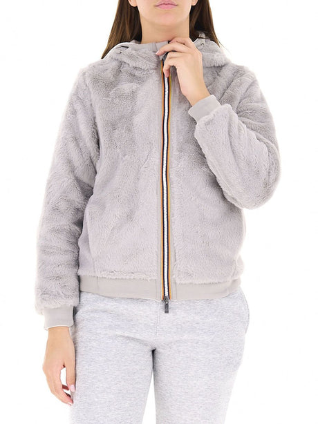 Pile K-Way DEVA LIGHT SPACER FUR DOUBLE Donna - Bianco