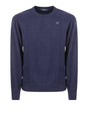 Pullover K-Way SEBASTIEN FLEECE STITCH Uomo - Blu