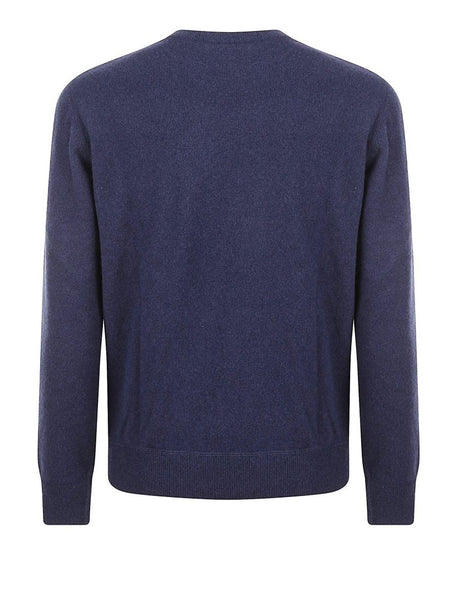 Pullover K-Way SEBASTIEN FLEECE STITCH Uomo - Blu
