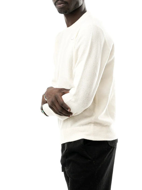 Pullover K-Way SEBASTIEN FLEECE STITCH Uomo - Bianco