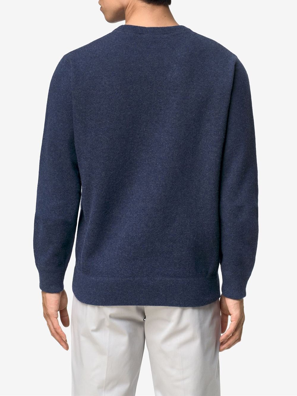 Pullover K-Way SEBASTIEN FLEECE STITCH Uomo - Blu