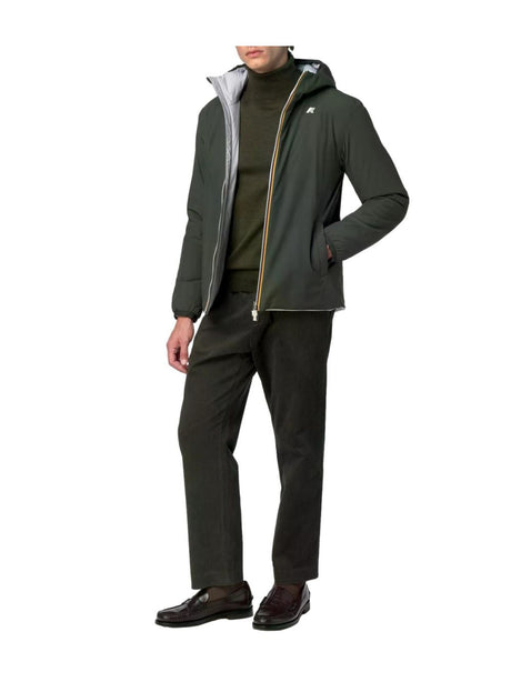 Giubbotto K-Way JACK ST WARM DOUBLE Uomo - Verde