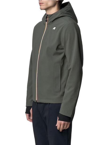 Giubbotto K-Way JACKO BONDED Uomo - Verde