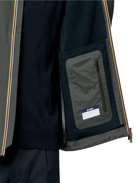 Giubbotto K-Way JACKO BONDED Uomo - Verde