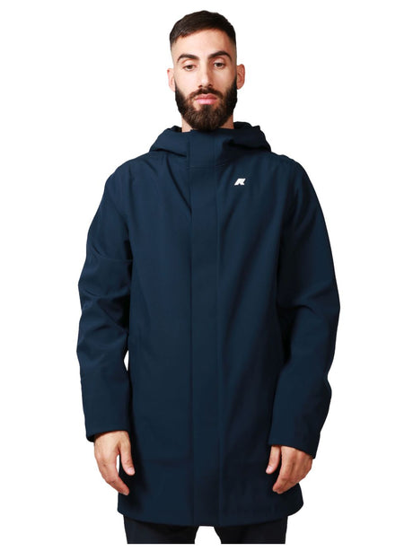 Giubbotto K-Way MARLYN BONDED Uomo - Blu