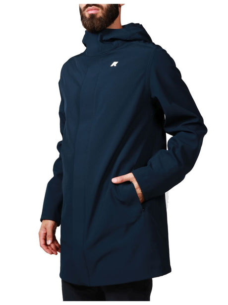 Giubbotto K-Way MARLYN BONDED Uomo - Blu