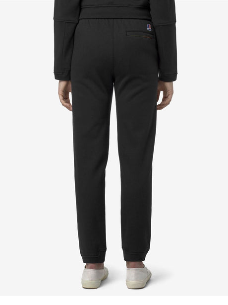 Pantalone Felpa K-Way PHILBERT BRUSHED PC Unisex - Nero