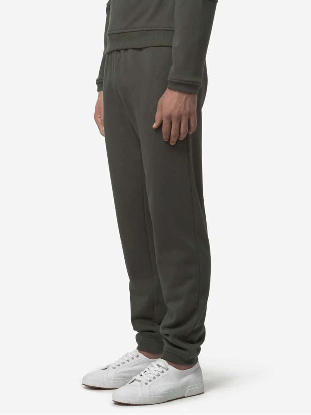 Pantalone Felpa K-Way PHILBERT BRUSHED PC Unisex - Verde