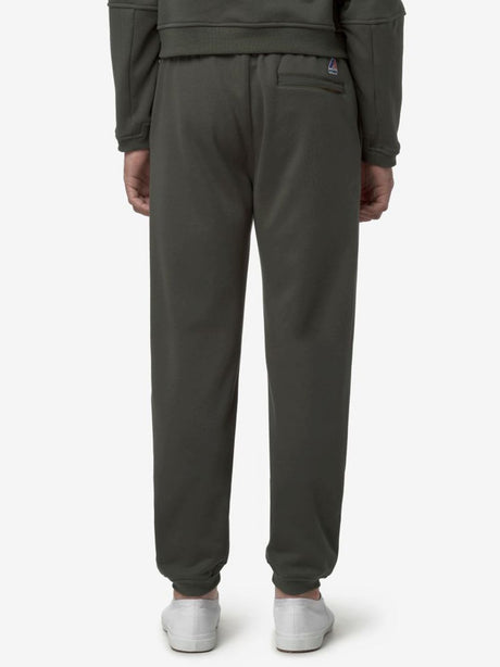 Pantalone Felpa K-Way PHILBERT BRUSHED PC Unisex - Verde