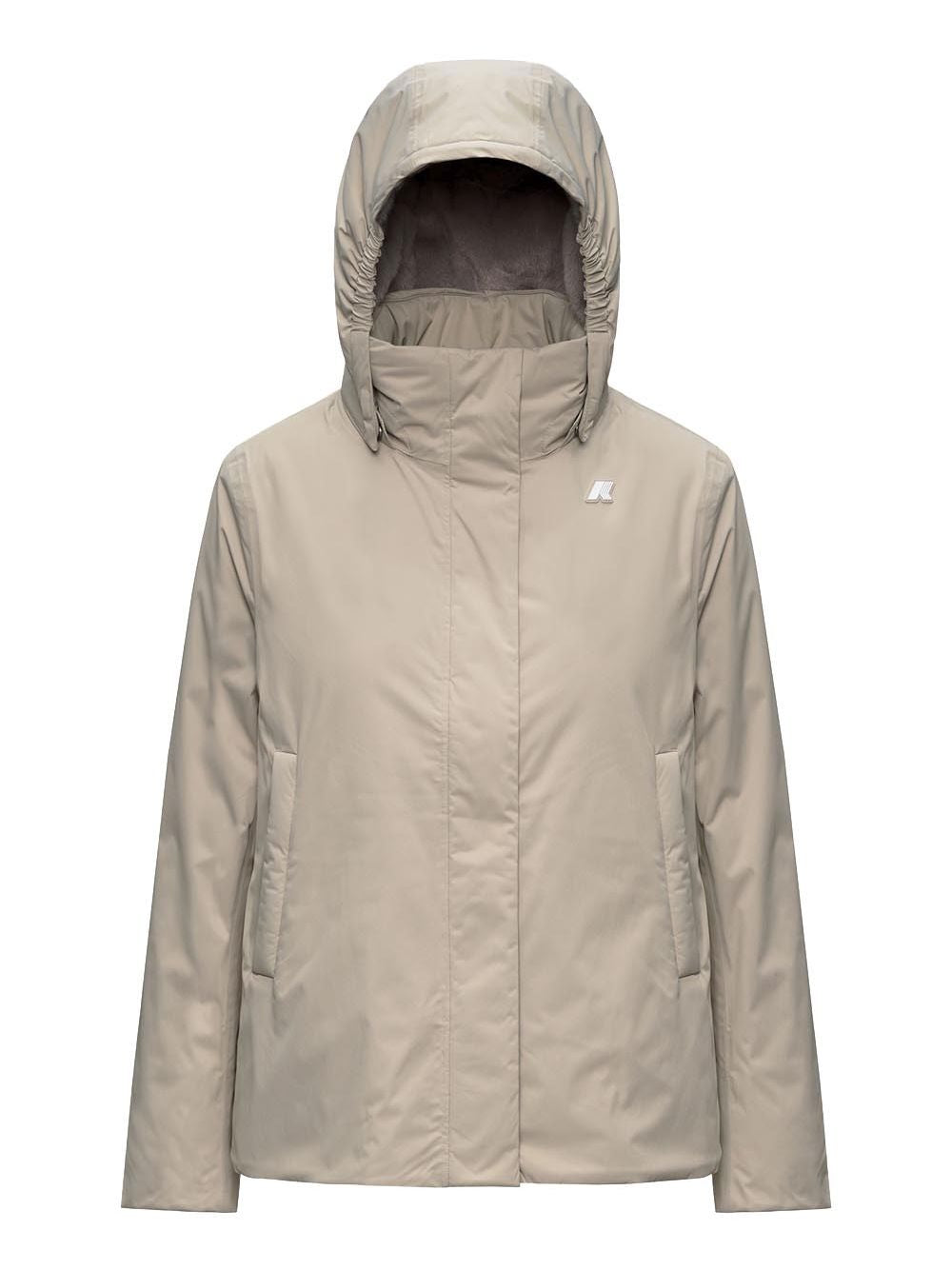 Giubbotto K-Way MARLETTE TWILL SOFT BEAVER Donna - Beige