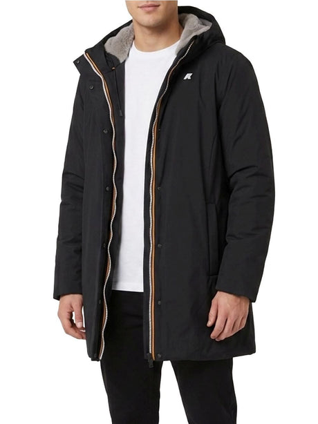Giubbotto K-Way SOPHIE TWILL SOFT BEAVER Donna - Nero