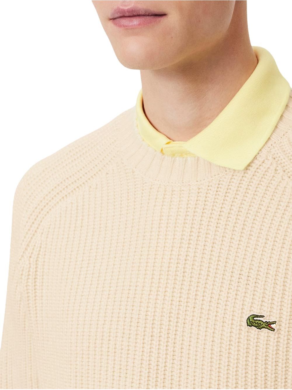 Pullover Lacoste Uomo - Avorio