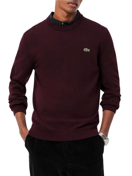 Pullover Lacoste Uomo - Bordeaux