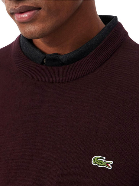 Pullover Lacoste Uomo - Bordeaux