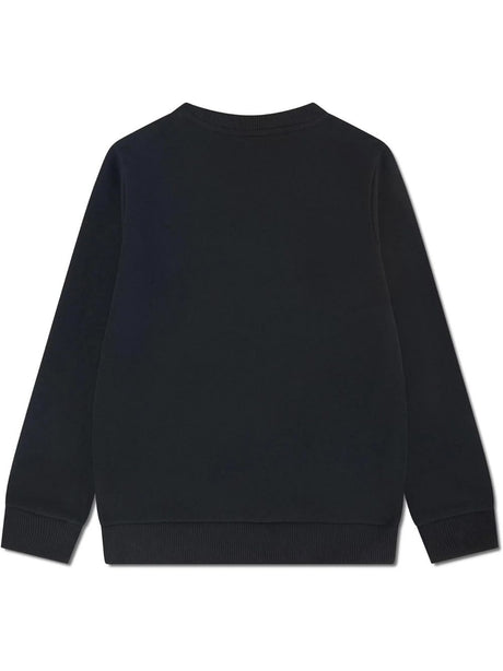 Felpa Lacoste jr core crew Bambino - Nero