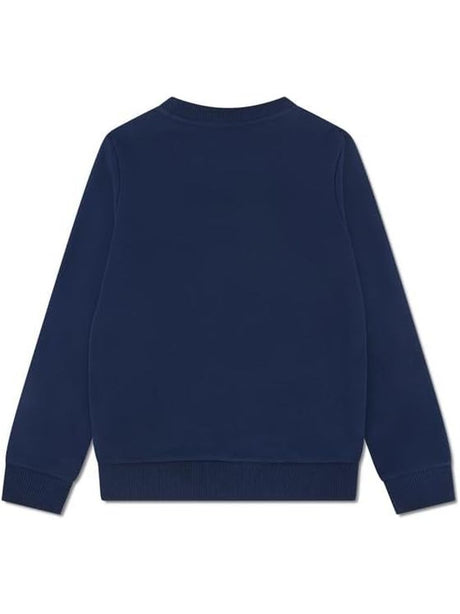Felpa Lacoste jr core crew Bambino - Blu