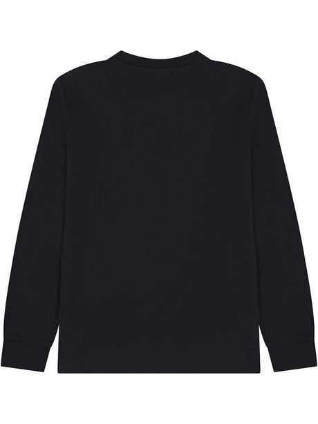 T-shirt Lacoste jr core l/s Bambino - Nero