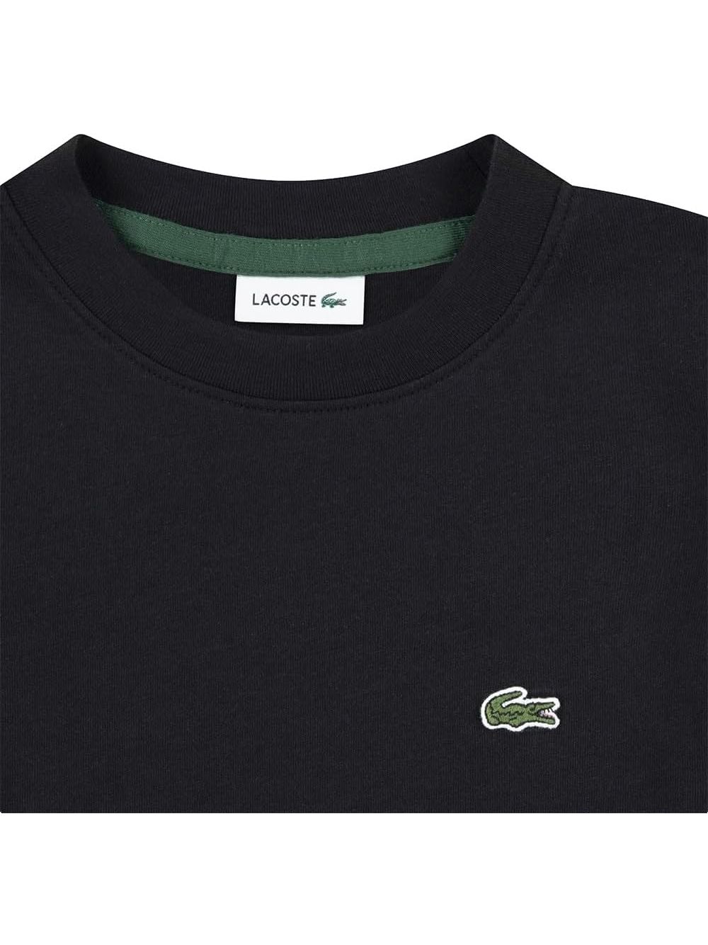 T-shirt Lacoste jr core l/s Bambino - Nero
